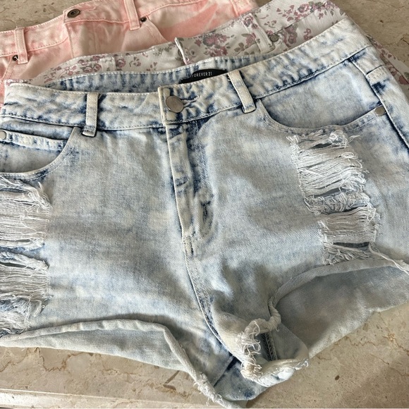 Set of 3 jean shorts - Picture 5 of 8